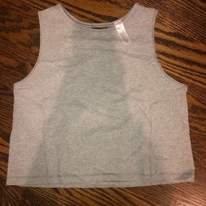 Gray Ivivva Sleeveless Crop Top